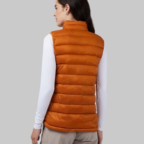 New with tags 32 Degrees Ladies' Vest Sz XXL Orange - Picture 2 of 5